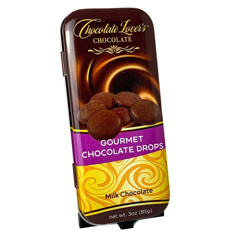 Chocolate Lover's Milk Chocolate Drops - 3oz tin