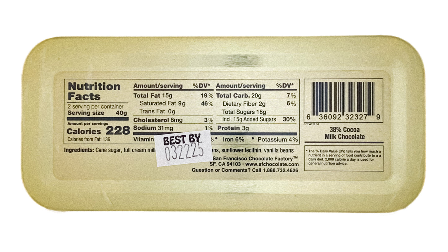 Get Well Soon - Milk Chocolate (3oz)
