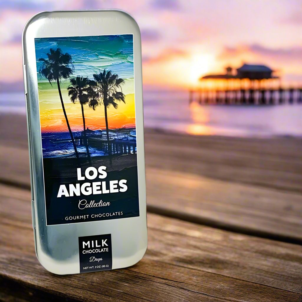 Los Angeles Collection - LA Pier - Milk Chocolate - 3oz tin