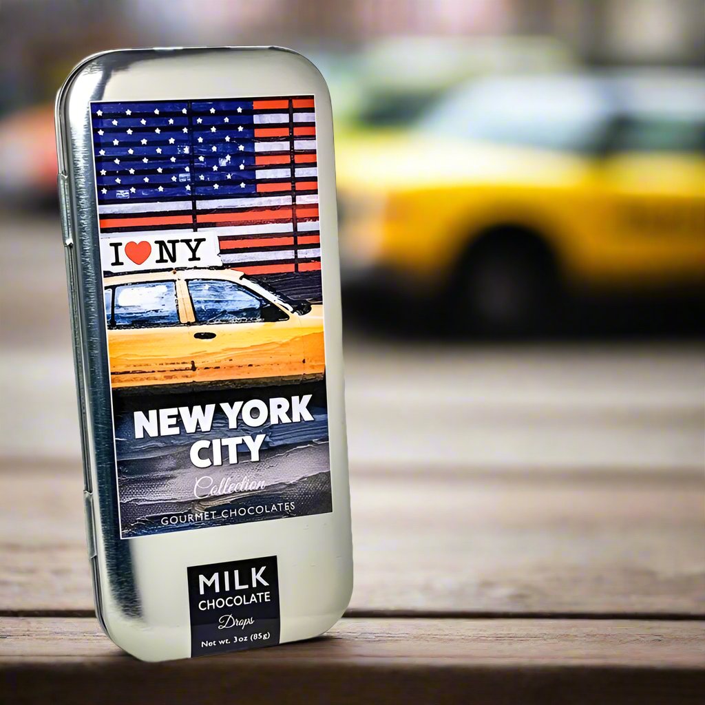 New York Collection - Yellow Cab - Milk chocolate (3oz tin)
