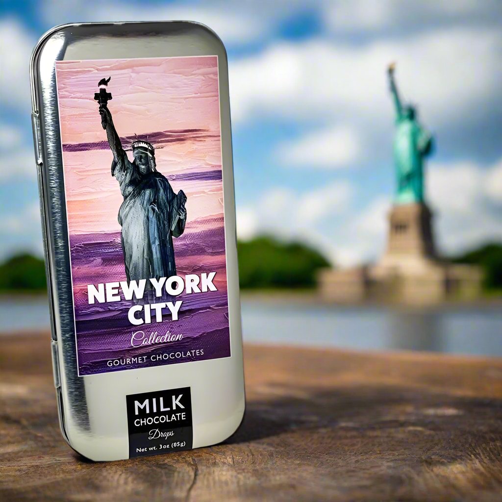 New York Collection - Statue of Liberty - Milk chocolate (3oz tin)