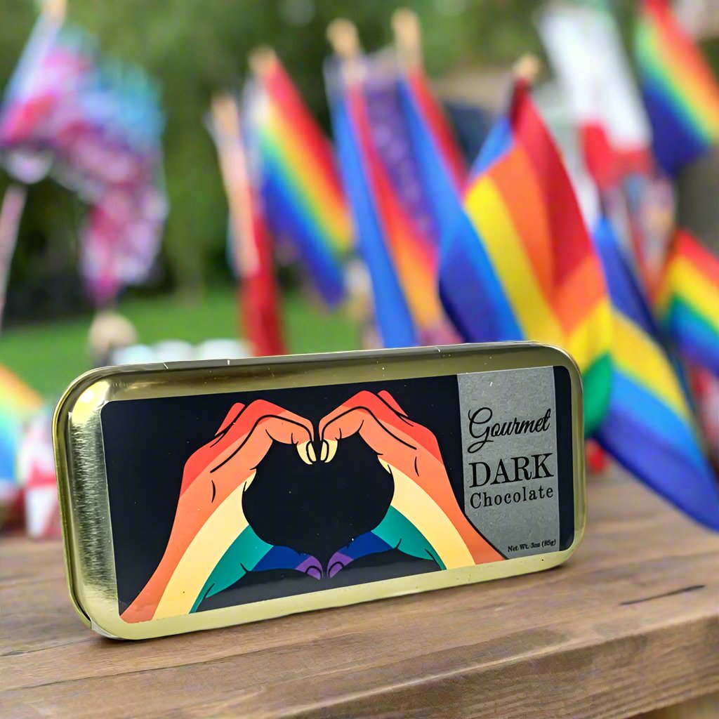 LGBTQ+ Pride - Dark Chocolate (3oz tin)