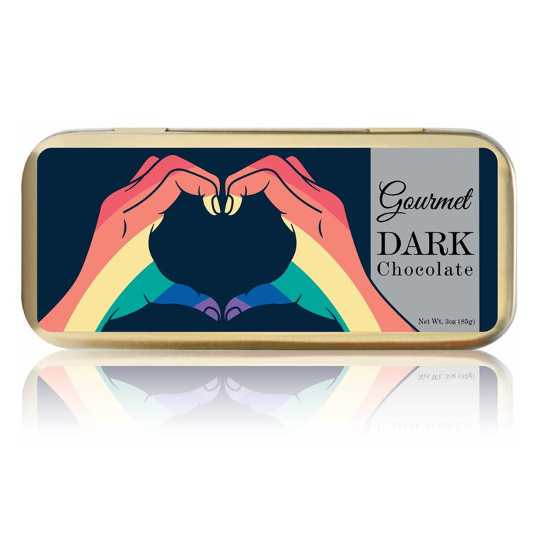 LGBTQ+ Pride - Dark Chocolate (3oz tin)