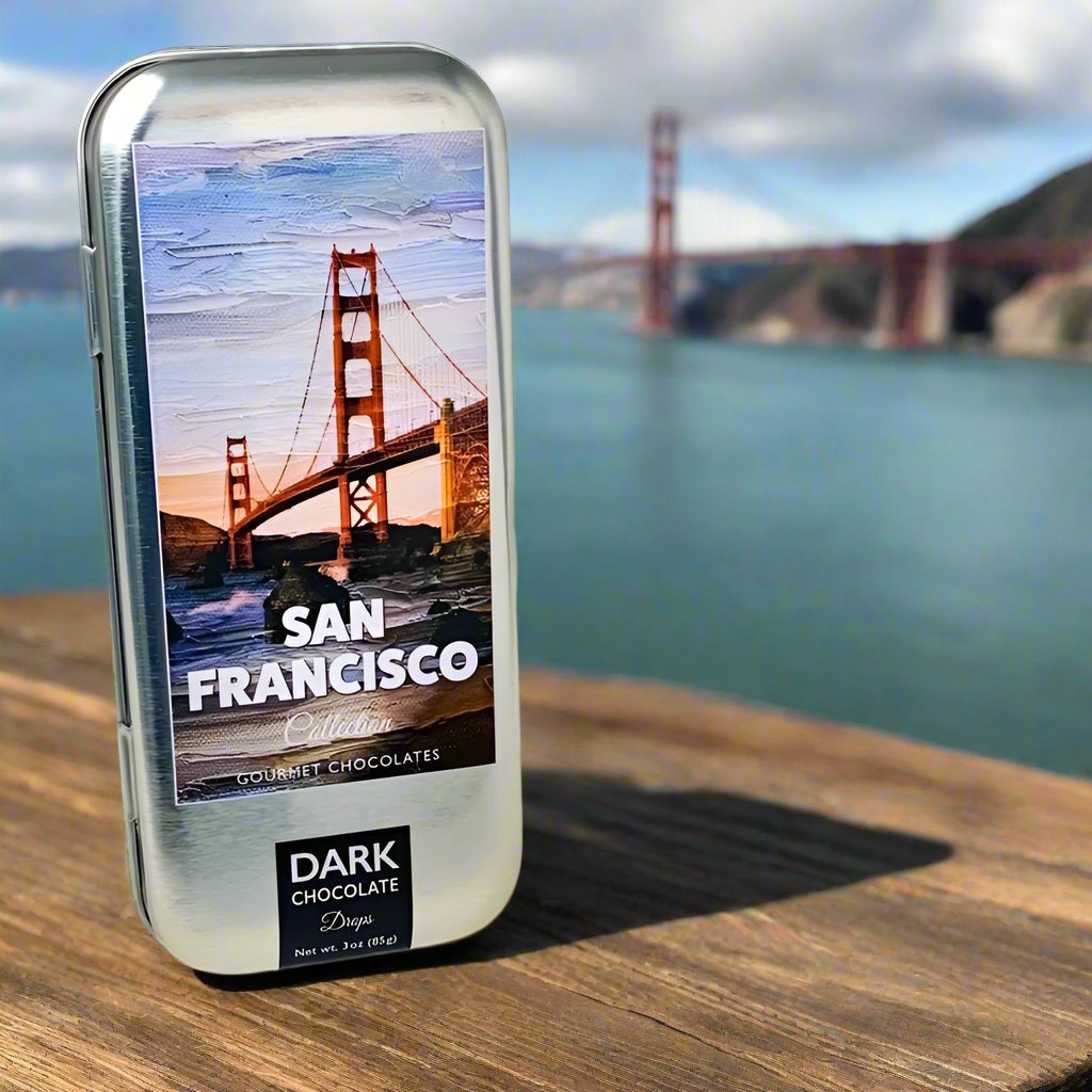 San Francisco Collection - Golden Gate Bridge - Dark Chocolate - 3oz