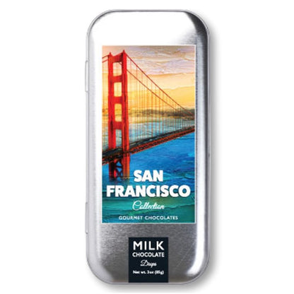 San Francisco Collection - Golden Gate Bridge - Milk Chocolate - 3oz