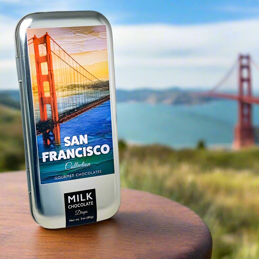 San Francisco Collection - Golden Gate Bridge - Milk Chocolate - 3oz