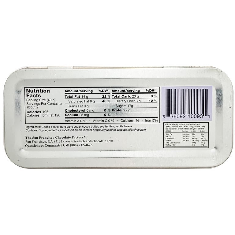 San Francisco Landmarks - Palace of Fine Arts - Dark Chocolate - 3oz tin