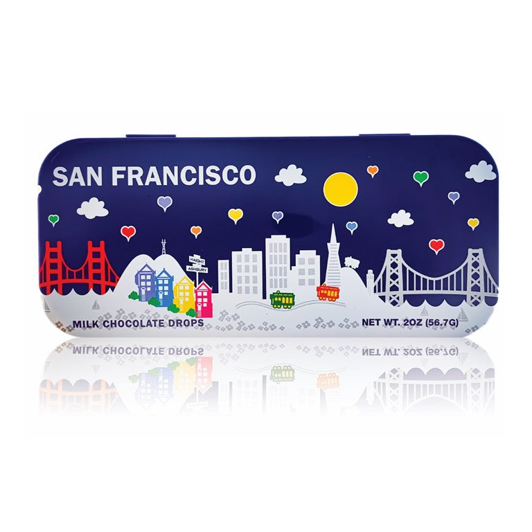 SF Landmark Collection - Midnight Milk Chocolate (3oz tin)