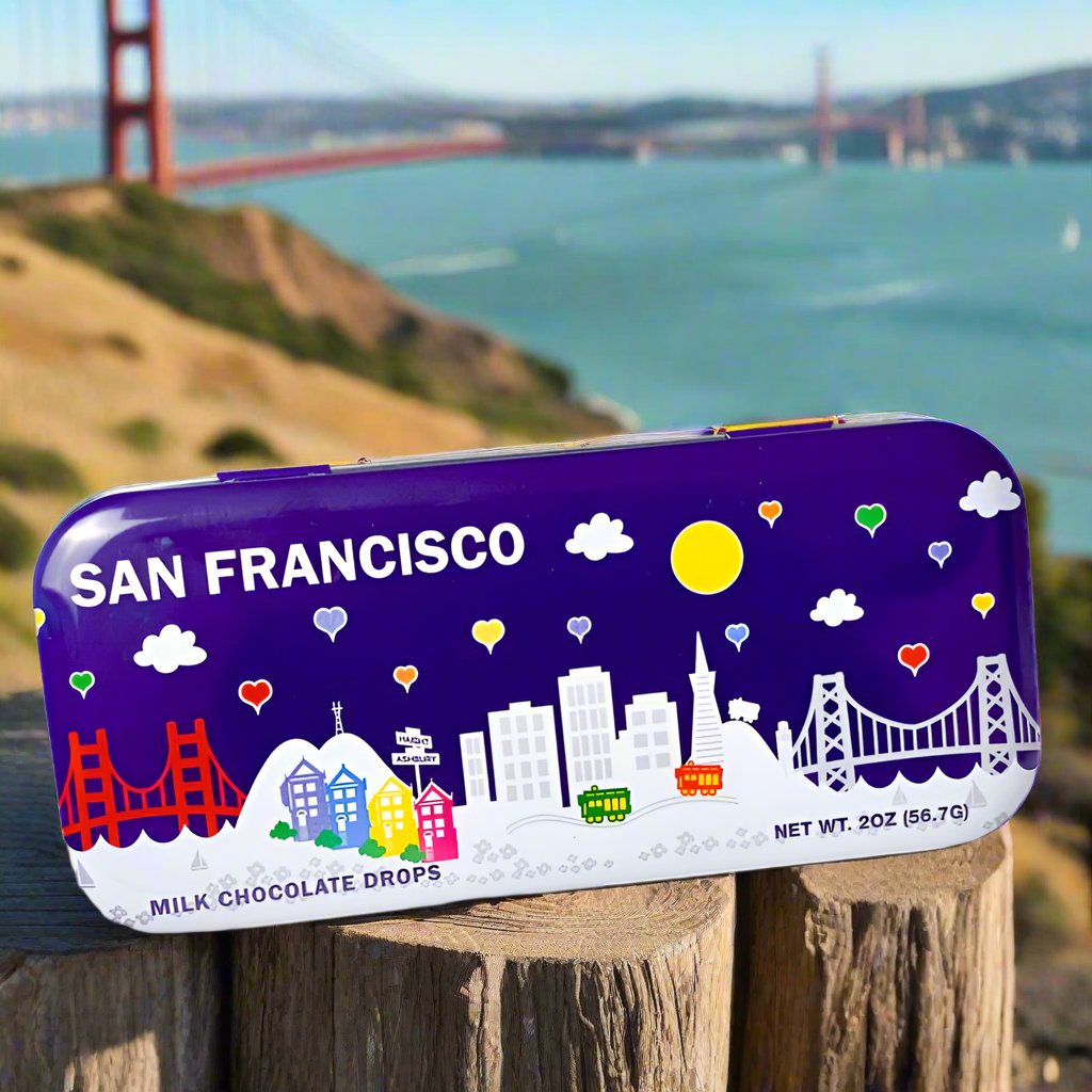 SF Landmark Collection - Midnight Milk Chocolate (3oz tin)