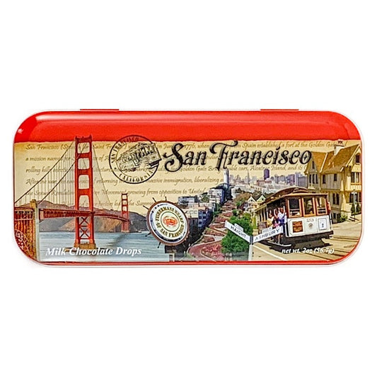 San Francisco Collection - SF Stamp - Milk Chocolate - 2oz tin