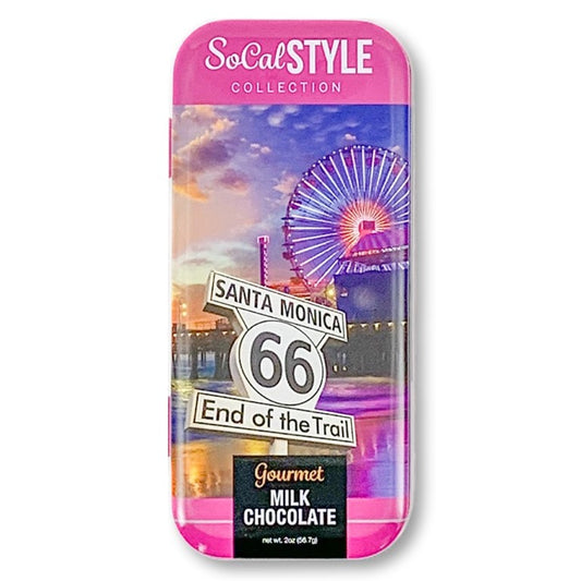 SoCal Style Collection - Santa Monica Route 66 - Milk Chocolate (2oz tin)