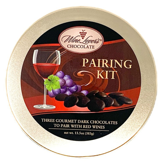 Wine Lover´s Chocolate Wine Pairing Trio Collection - Red Wines (14oz tin)