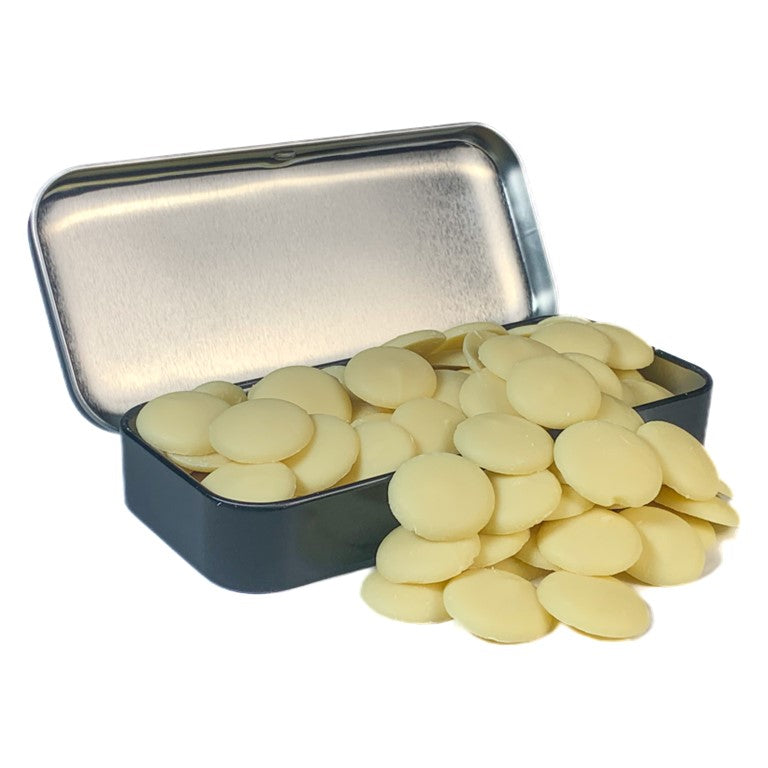 Wine Lover's Chocolate - 31% Cocoa White Chocolate (pairs with Champagne) - 3 oz tin