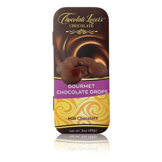 Chocolate Lover's Milk Chocolate Drops - 3oz tin