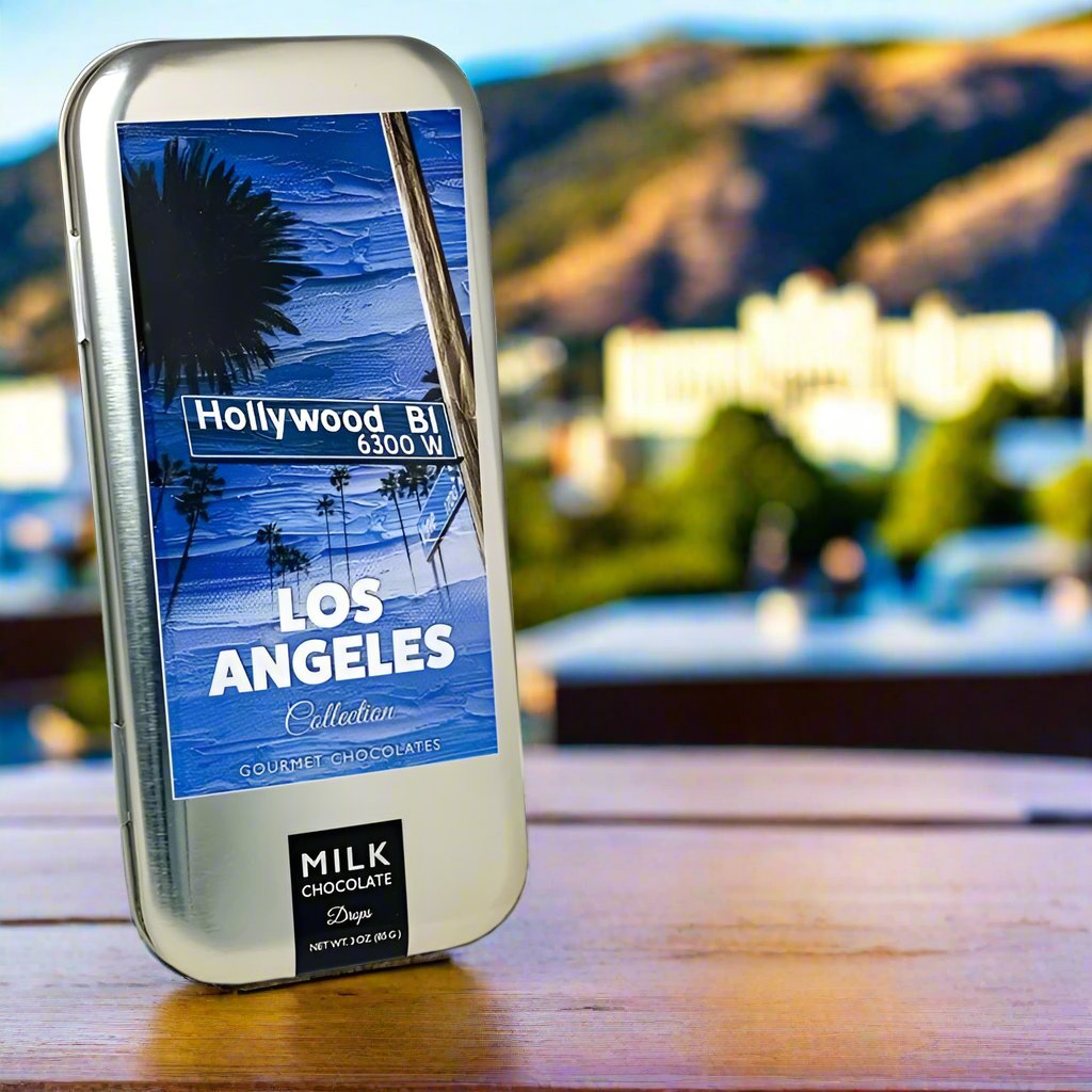 Los Angeles Collection - Hollywood Boulevard - Milk Chocolate - 3oz tin