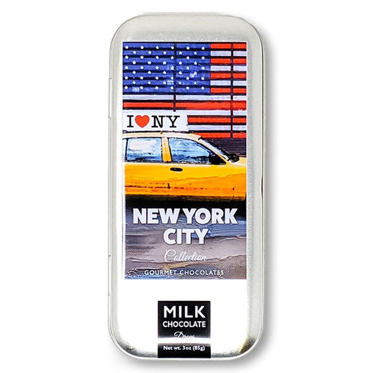 New York Collection - Yellow Cab - Milk chocolate (3oz tin)