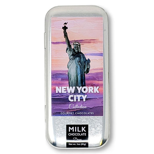 New York Collection - Statue of Liberty - Milk chocolate (3oz tin)