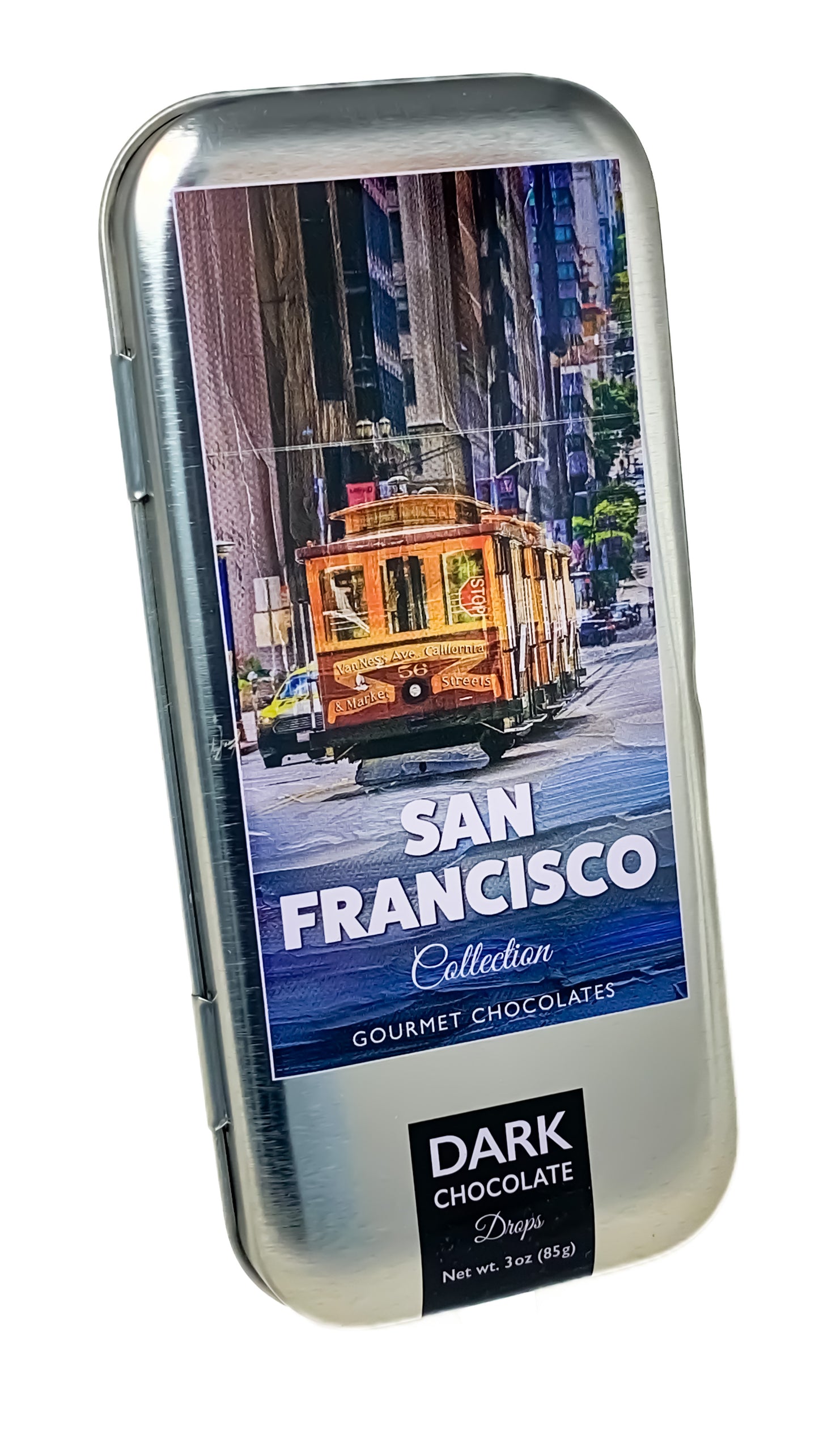 San Francisco Collection - 3 tin Gift Set in Dark Chocolate