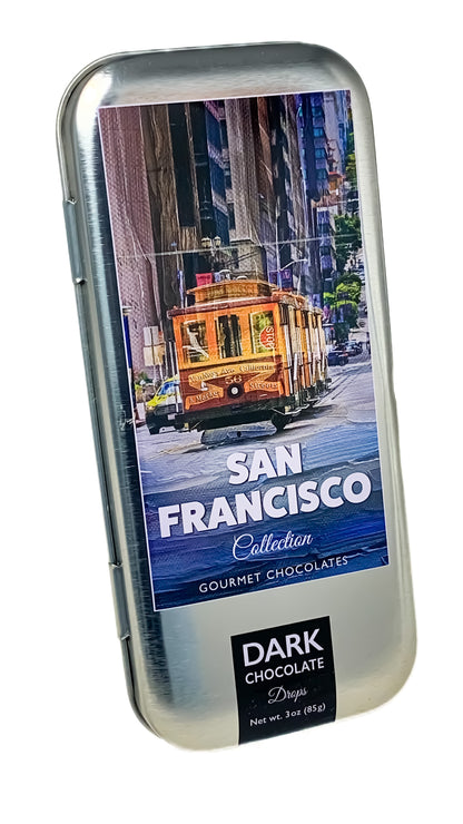 San Francisco Collection - 3 tin Gift Set in Dark Chocolate