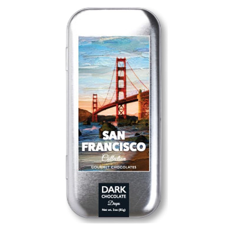 San Francisco Collection - Golden Gate Bridge - Dark Chocolate - 3oz
