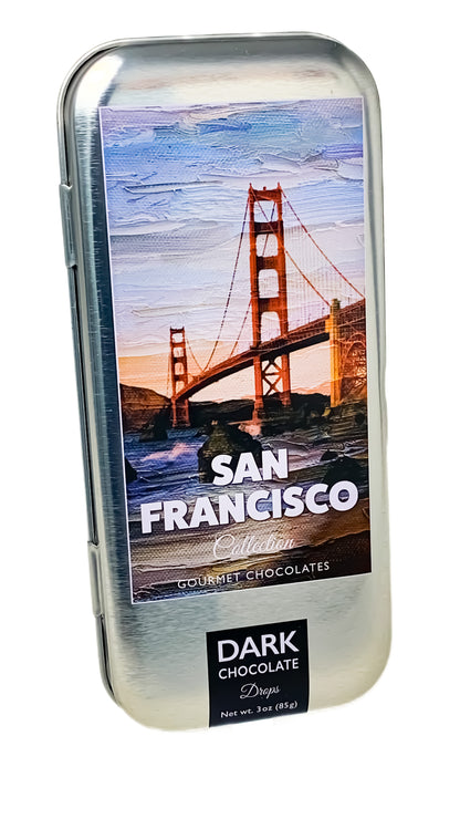 San Francisco Collection - 3 tin Gift Set in Dark Chocolate
