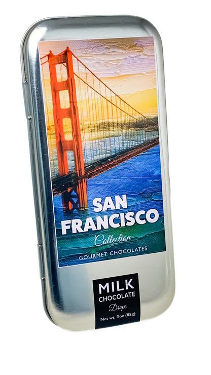 San Francisco Collection - 3 tin Gift Set in Milk Chocolate