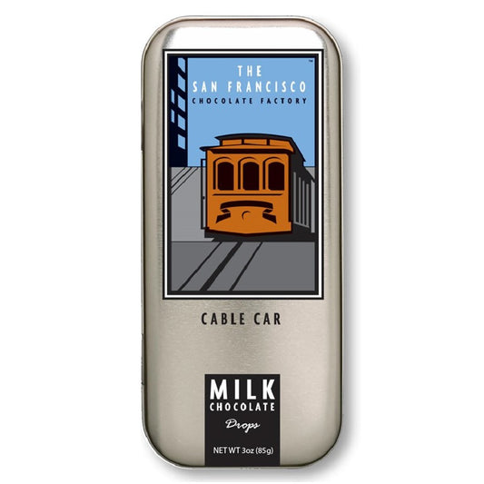 San Francisco Landmarks - Cable Car - Milk Chocolate - 3oz tin