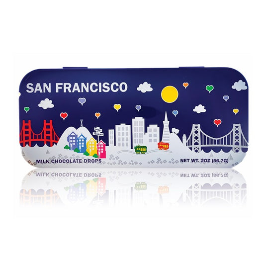 SF Landmark Collection - Midnight Milk Chocolate  (3oz tin)