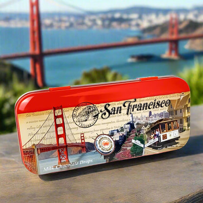 San Francisco Collection - SF Stamp - Milk Chocolate - 3oz tin