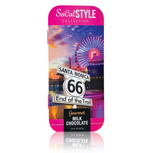 SoCal Style Collection - Santa Monica Route 66 - Milk Chocolate (3oz tin)