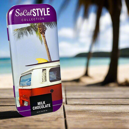 SoCal Style Collection - VW Surfer Bus - Milk Chocolate (3oz tin)