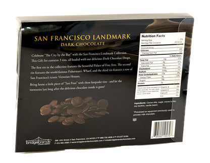 SF Landmark - 3 Tin Gift Set Dark Chocolate