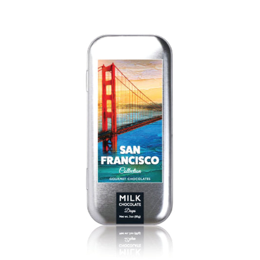 San Francisco Collection - Golden Gate Bridge - Milk Chocolate - 3oz